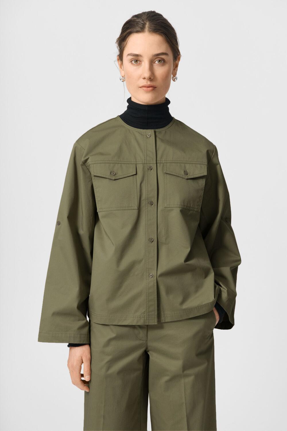 Kirby skjortebluse - 641 Army